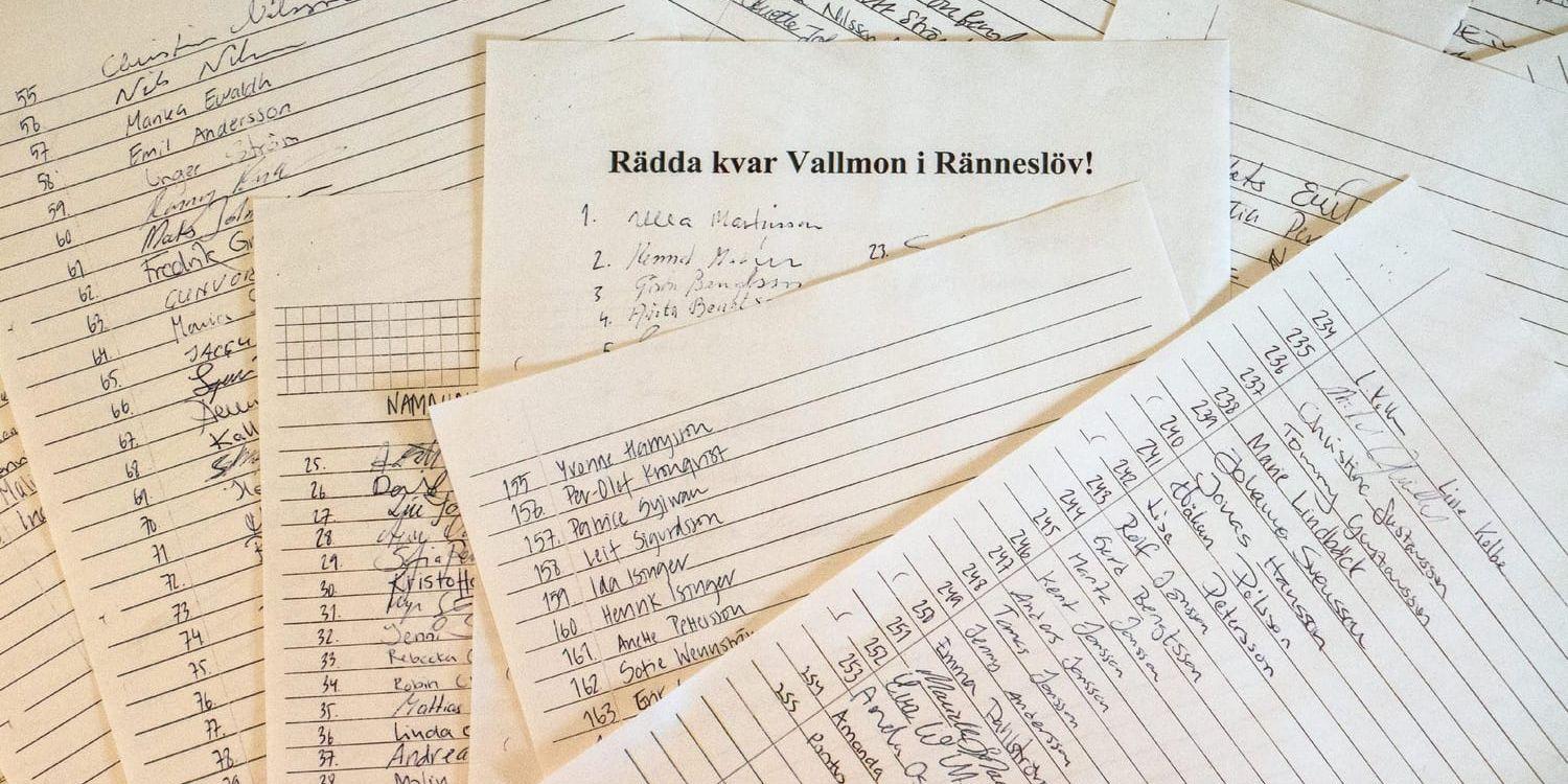 Stark opinion. Många ville skriva på uppropet för förskolan Vallmon. 255 underskrifter kom in till kommunen i går.
