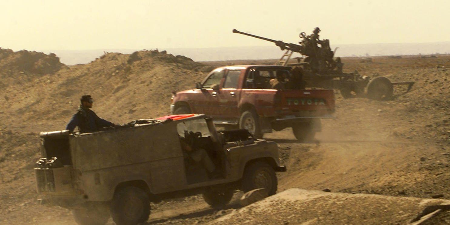 Brittiska specialstyrkan SAS, här på uppdrag i Afghanistan 2001.