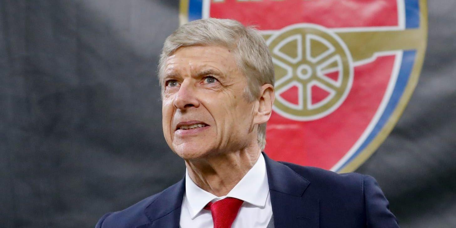 En epok går i graven. Arsène Wenger slutar som manager för Arsenal efter 22 år. Arkivbild.