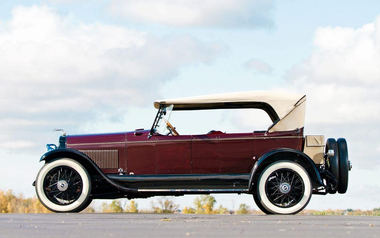 Olycksbilen var en öppen vagn, en Ford Lincoln av årsmodell 1923. Bild: Privat