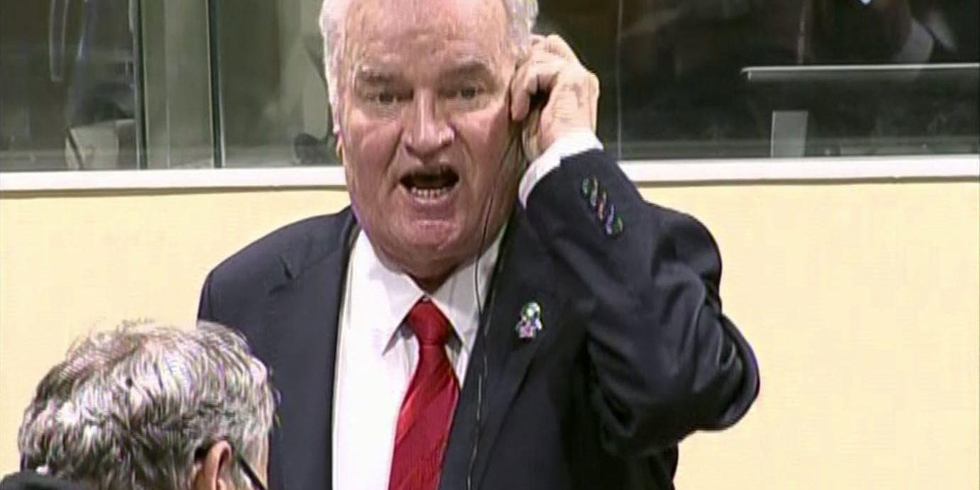 Ratko Mladic dömdes på onsdagen till livstids fängelse.
