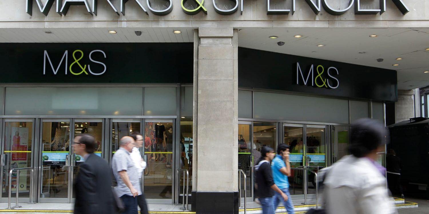 Butiksdöden slår nu även mot den anrika brittiska varuhuskedjan Marks & Spencer. Arkivbild.