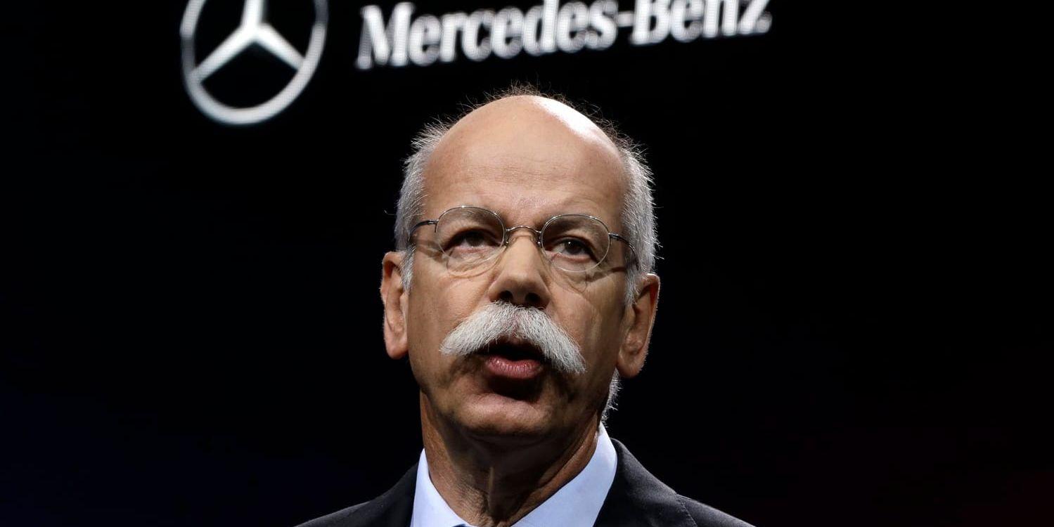 Daimlers vd Dieter Zetsche lämnar chefsposten 2019. Arkivbild.