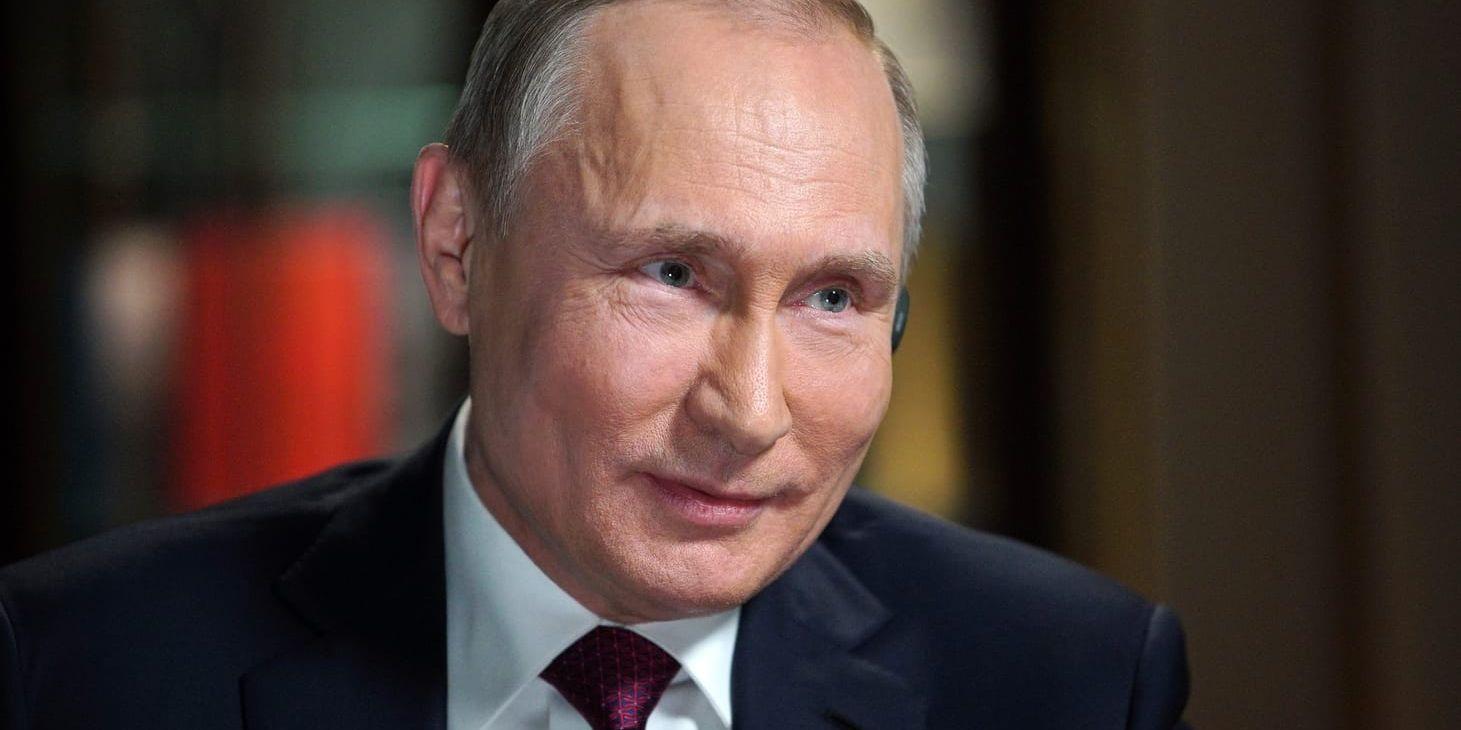 Har kontroll. Rysslands president Vladimir Putin.