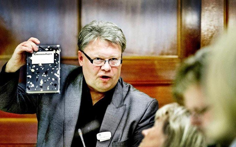 Kommunalrådet Lars Hansson är nu med och driver ett uteslutningsärende mot Mattsson. Bild: Hannes Ojensa