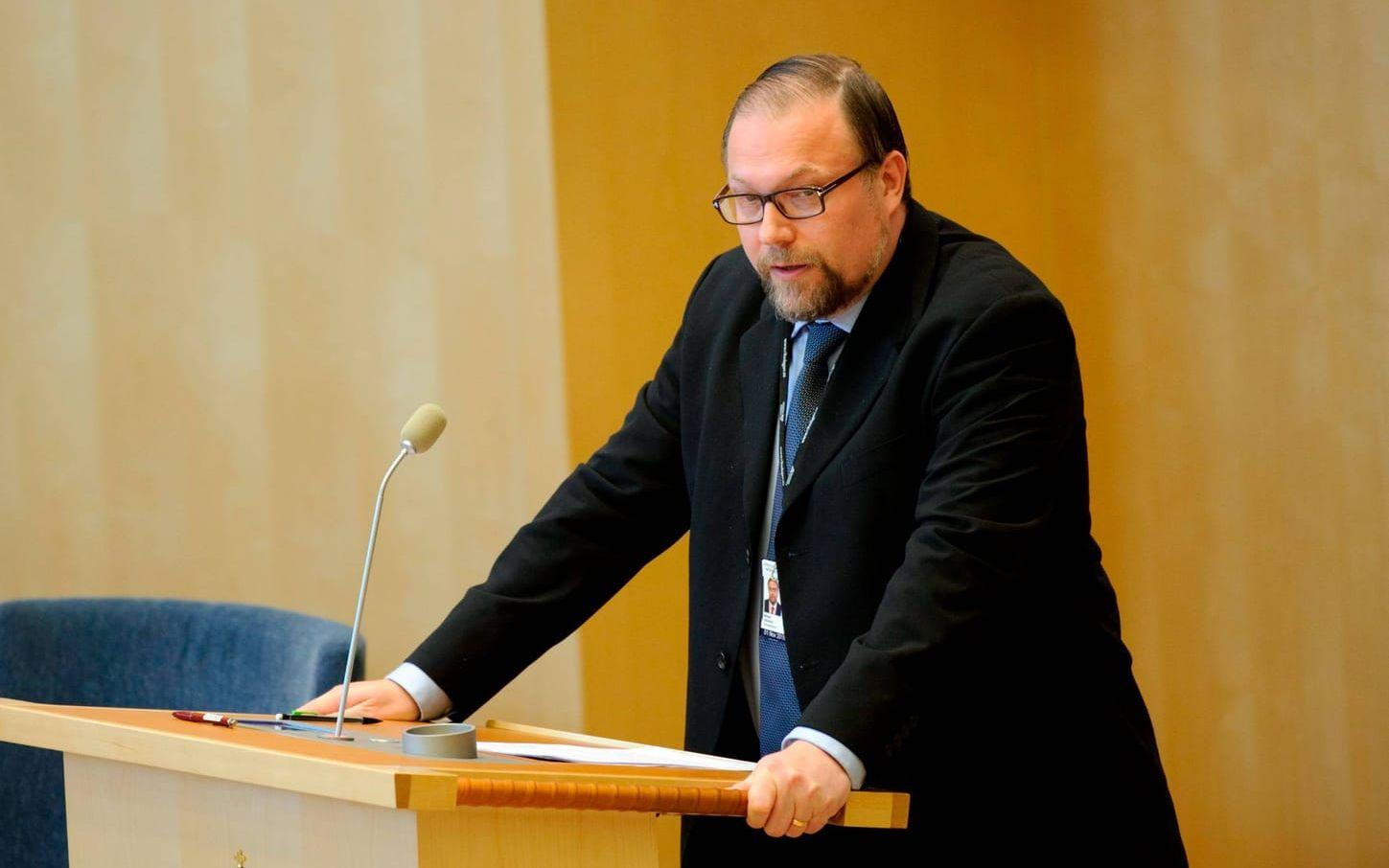 En av de som utpekas är Mikael Jansson (SD), före detta partiledare för Sverigedemokraterna. Bild: Scanpix