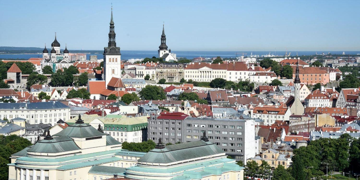 Uppkopplat. En vy från Tallinn, huvudstaden Estland, som är ett av de länder i världen som kommit längst när det gäller digitalisering.
