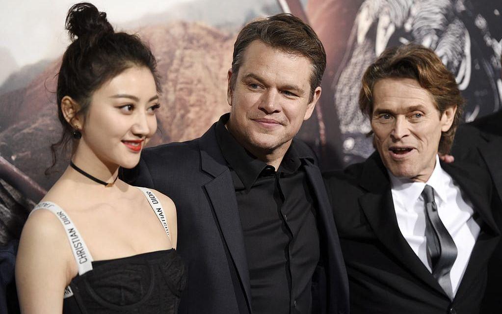 Det nya fantasyäventyret "The great wall", kritiserades redan i somras då det blev känt att Matt Damon skulle spela huvudrollen. Foto: TT.