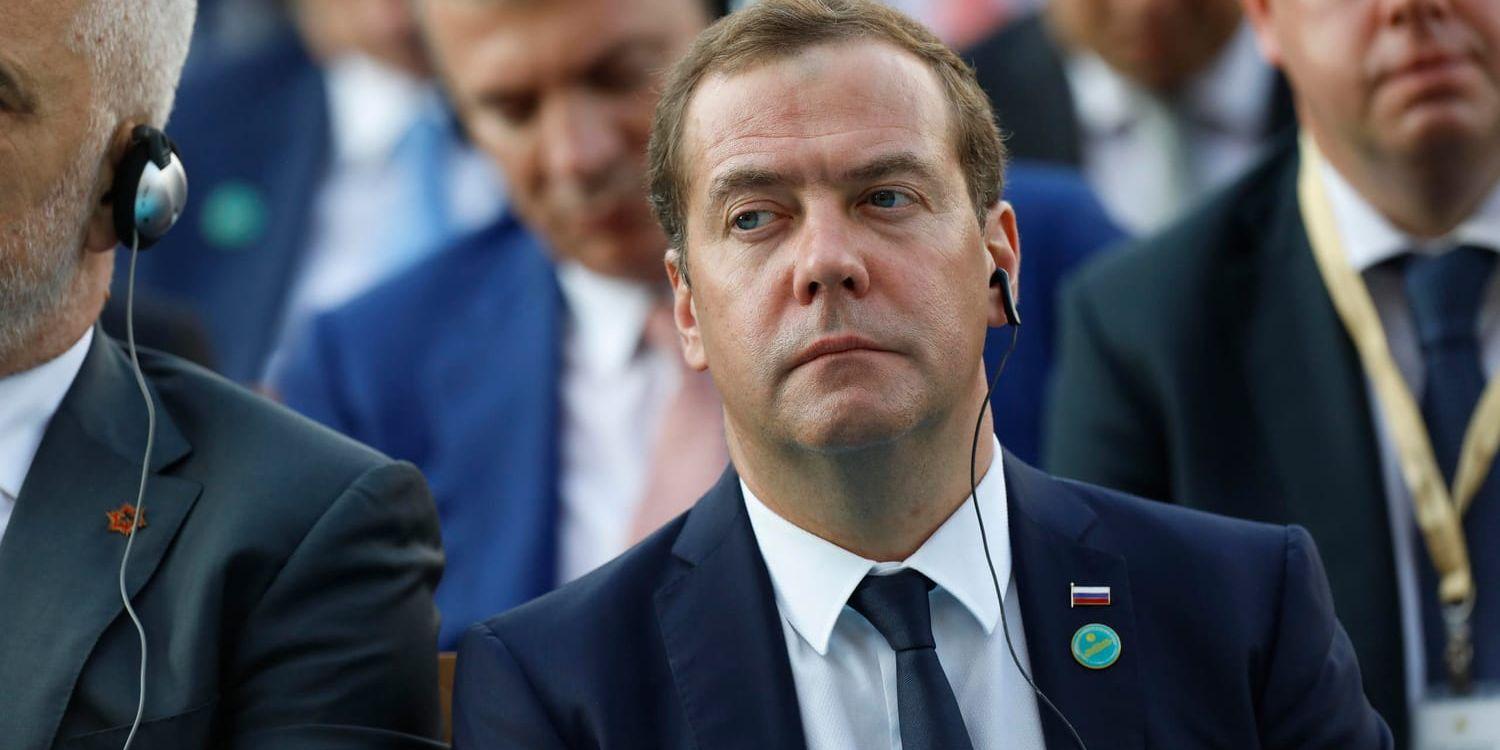 Rysslands premiärminister Dmitrij Medvedev.