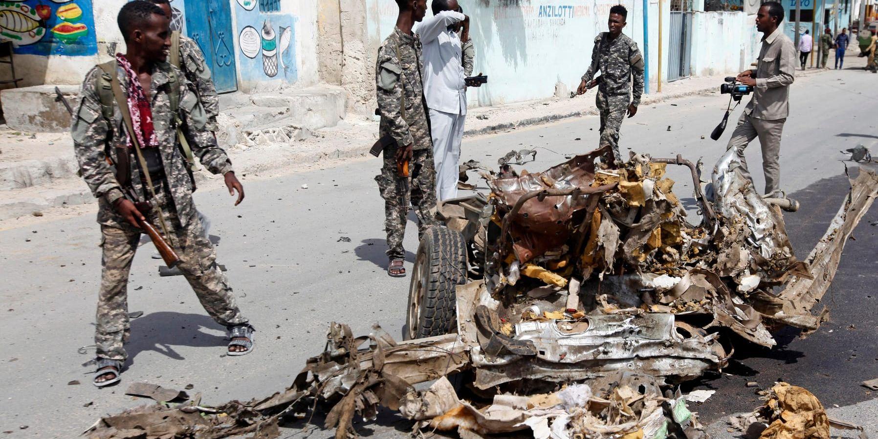 Våld och död har präglat Somalia under lång tid. I lördags exploderade en bilbomb nära presidentpalatset i Mogadishu.