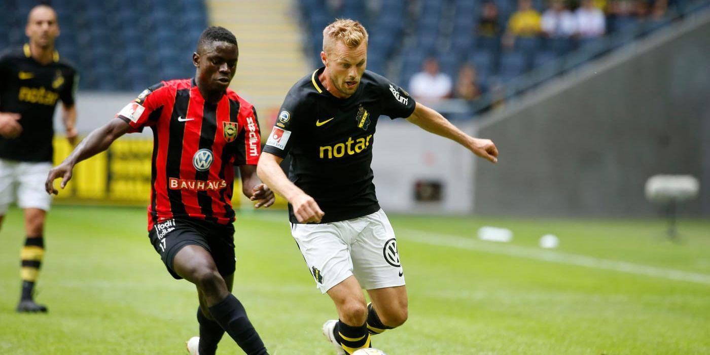 Sebastian Larsson debuterade för AIK.