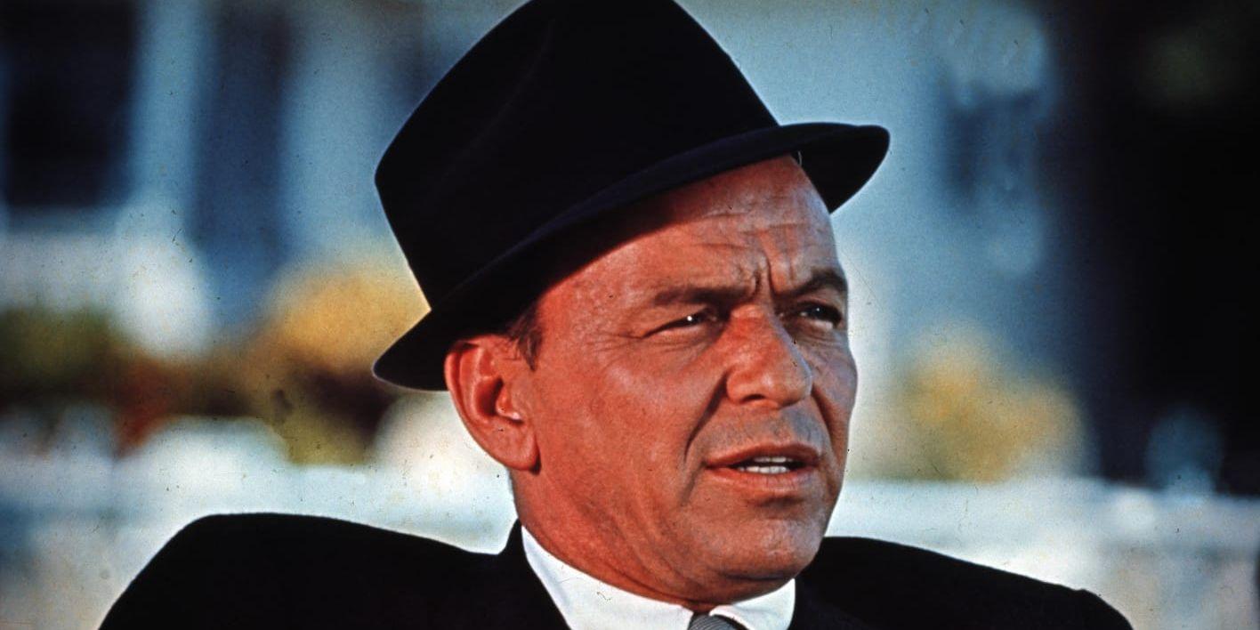 Frank Sinatra på 70-talet. Arkivbild.