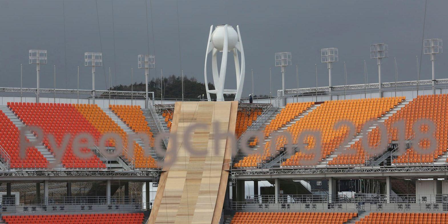 Olympiastadion i Pyeongchang. Arkivbild.