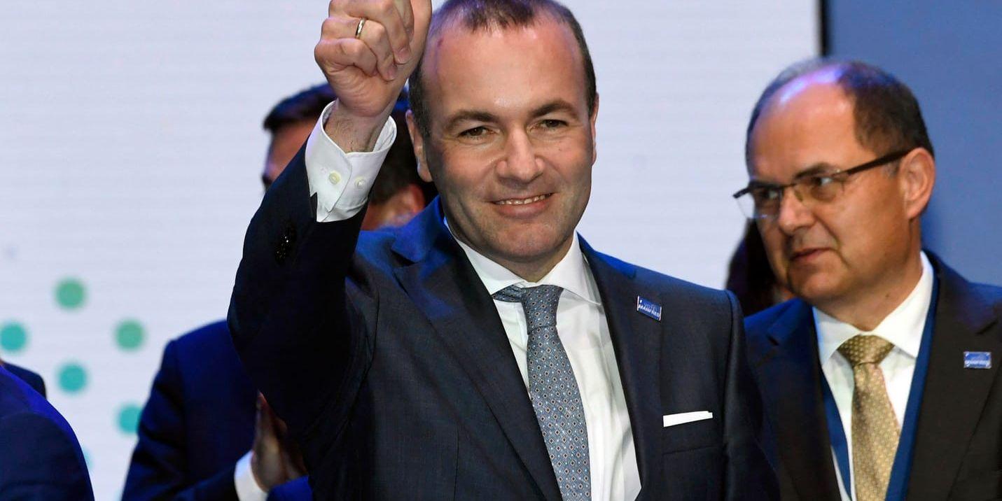 Manfred Weber från Tyskland blir toppkandidat i EU-valet för kristdemokratiskt konservativa EPP, där bland andra svenska M och KD ingår.