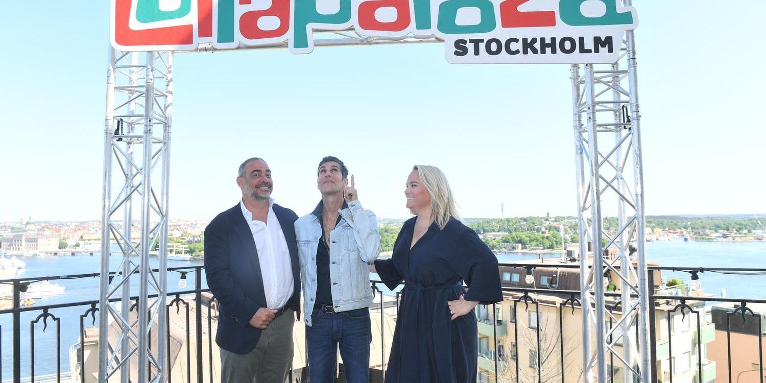 Nästa år landar festivalen Lollapalooza i Stockholm, något som arrangörerna Charles Attal, Perry Farrell och Anna Sjölund ser fram emot.