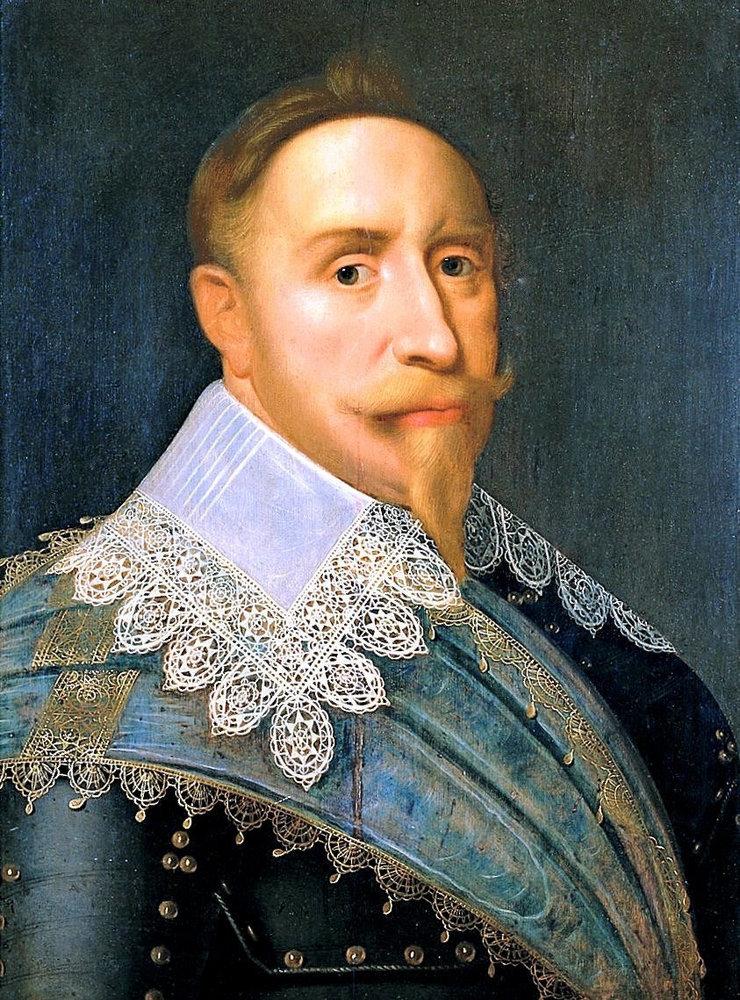 Gustav II Adolf (1594–1632) var kung av Sverige 1611–1632. Under trettioåriga kriget nådde han stora militära framgångar, och kallas därför ”hjältekonungen”.