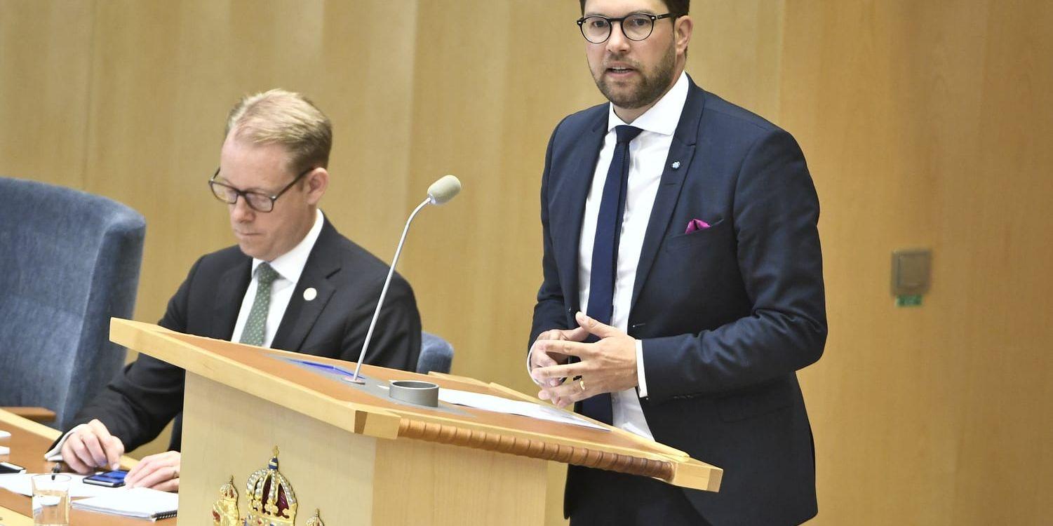 Partiledaren Jimmie Åkesson (SD) gick för fem år sedan ut med att partiet har nolltolerans mot ”extremister, rasister och rättshaverister”.