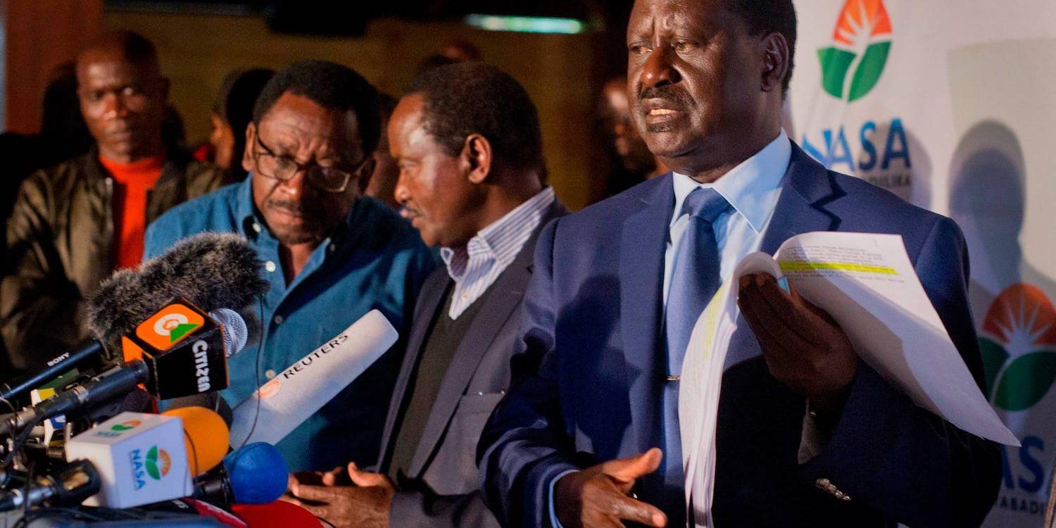 Oppositionsledaren Raila Odinga har överklagat valresultatet.