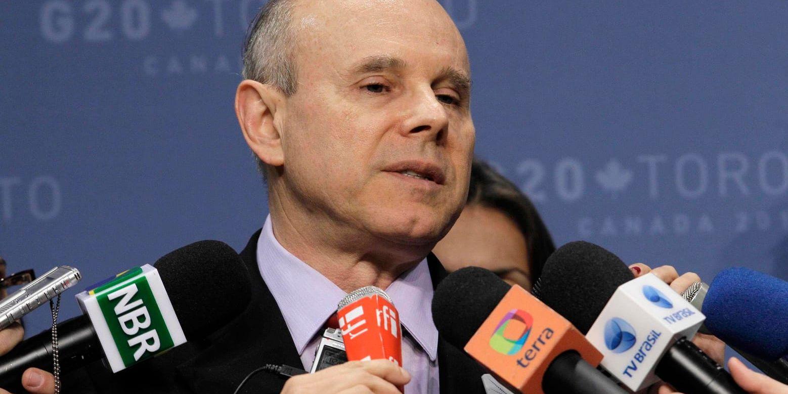 Brasiliens tidigare finansminister Guido Mantega under G20-mötet i Toronto sommaren 2010.