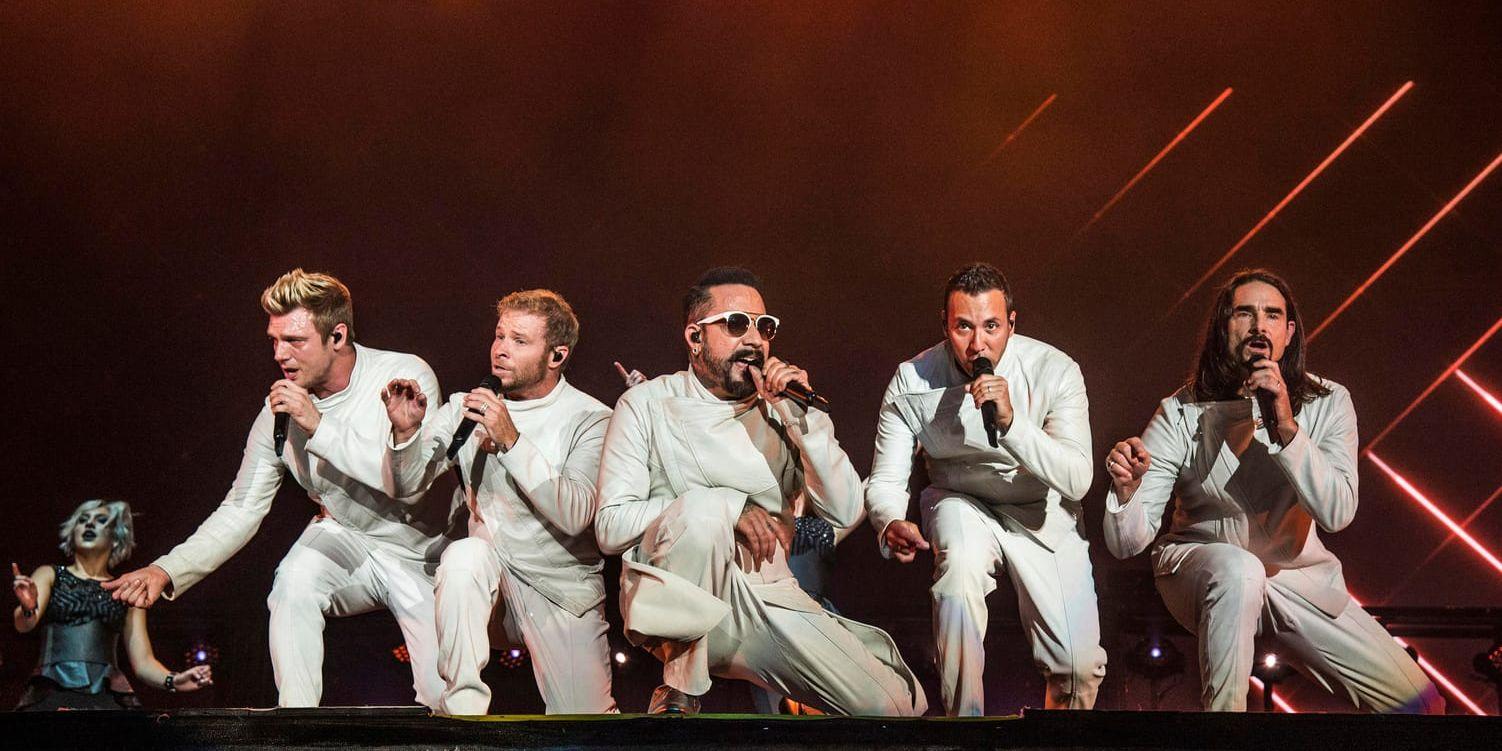Backstreet Boys har släppt singeln "Don't go breaking my heart". Arkivbild.
