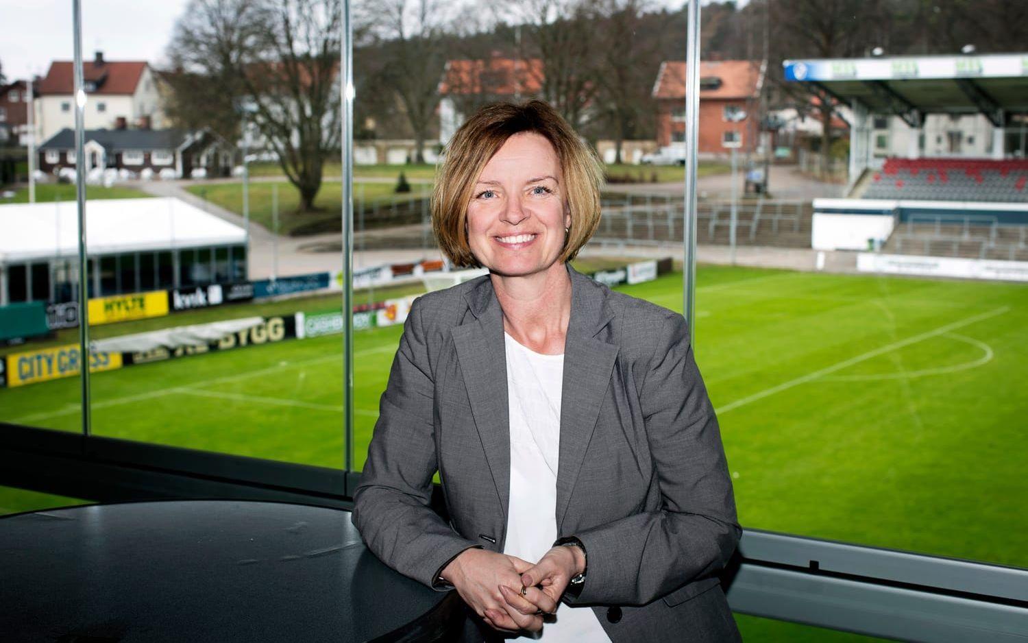 Susanne Nilsson, klubbchef Halmstads BK. Bild: Patrik Ljungman