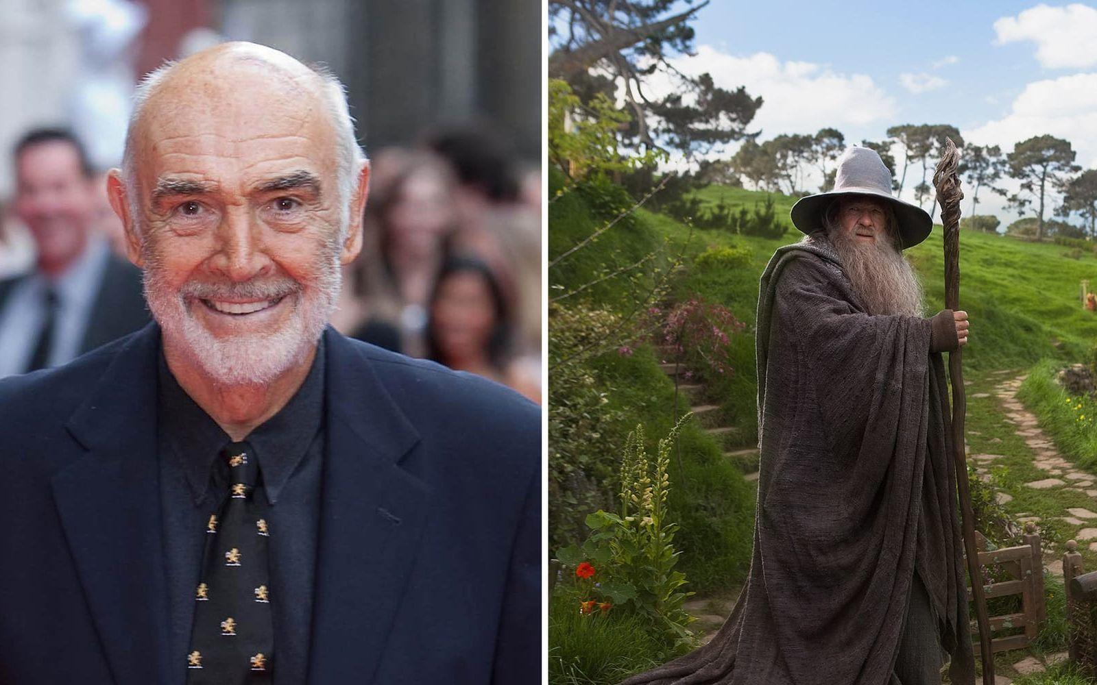 Kan du tänka dig Sean Connery i rollen som Gandalf i <strong>Sagan om ringen</strong>? Inte? Det kunde inte Connery heller, skriver Huffington Post. ”Jag förstod det inte. Jag läste boken. Jag läste manuset. Jag såg filmen. Och jag fattar fortfarande ingenting”, har Connery sagt om Tolkiens/Peter Jacksons fantasysaga. Ian McKellen belönades med en Oscarsnominering för sin rolltolkning av Gandalf. Foto: Stella Pictures