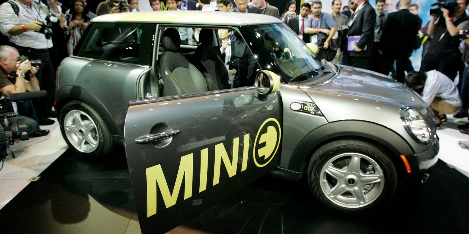 BMW:s Mini har redan elbilsvarianter på sina bilar till salu. Arkivbild.