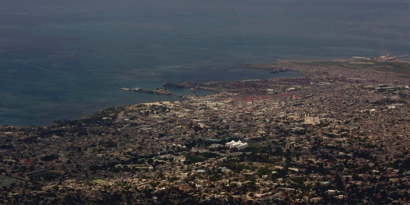 Vy över Port-au-Prince, huvudstad i Haiti, ett av de länder som Trump rapporteras ha pratat om.