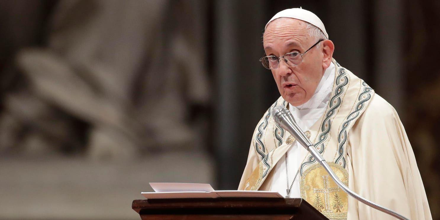 Påven kommer att möta personer som utsatts för sexuella övergrepp av präster. Arkivbild.