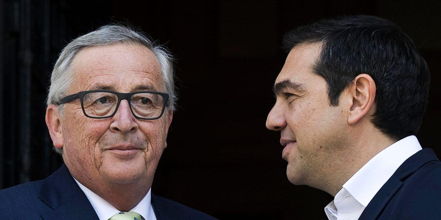 EU-kommissionens ordförande Jean-Claude Juncker och Greklands premiärminister Alexis Tsipras är eniga om att Grekland klarar sig utan mer villkorat stöd.