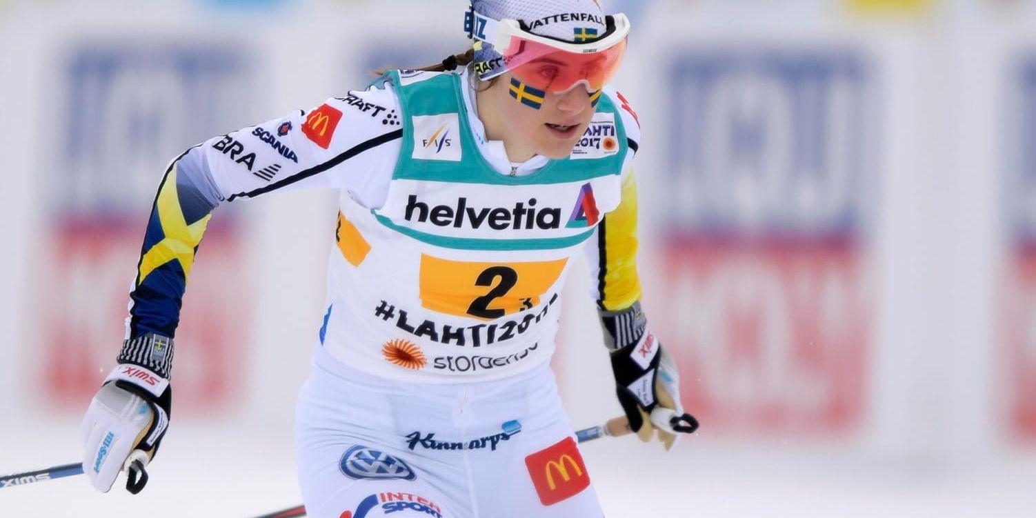 Ebba Andersson är en av fem redan OS-klara åkare som kör världscupen i Seefeld kommande helg. Arkivbild.