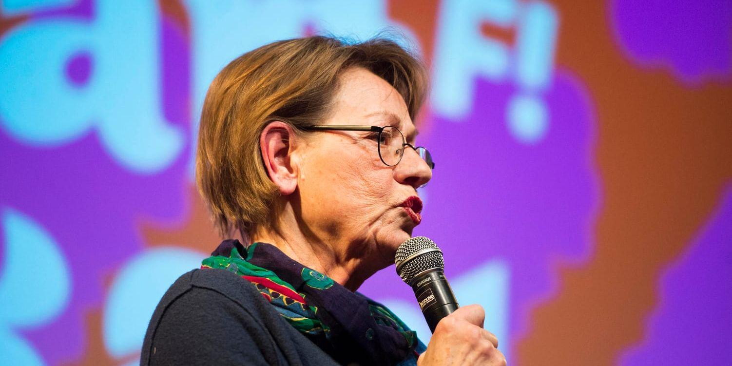 Gudrun Schyman på Fi:s valkongress i Malmö.
