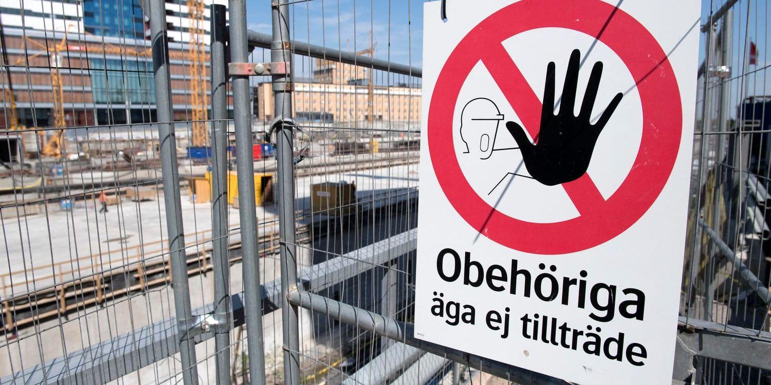 I fjol polisanmäldes 5 444 stölder och inbrott i byggbodar och på byggarbetsplatser enligt Brå – en ökning med 15 procent jämfört med 2016. Arkivbild.
