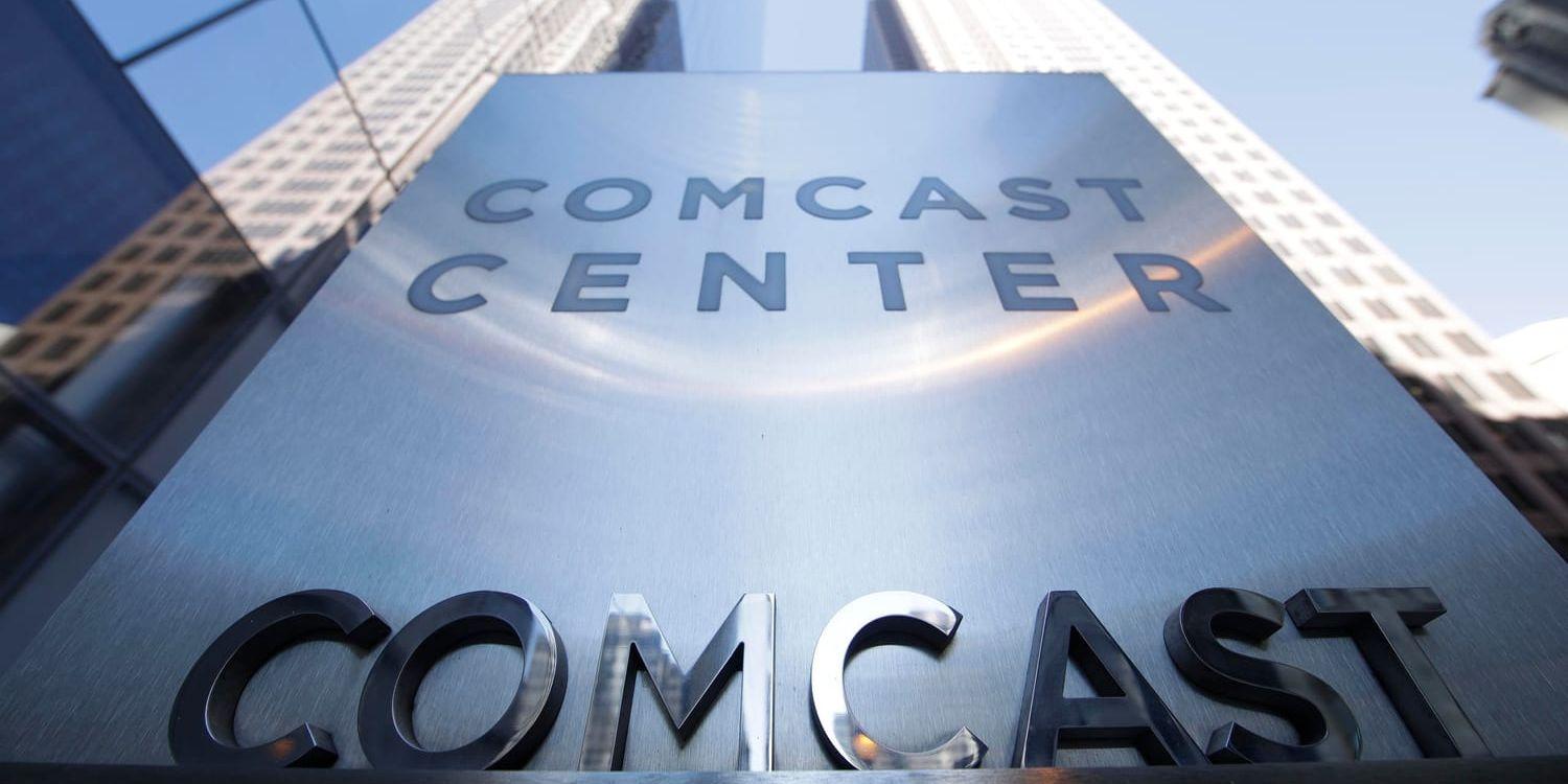 Kabeljätten Comcast var en av förlorarna när börsveckan på Wall Street drog i gång. Arkivbild.