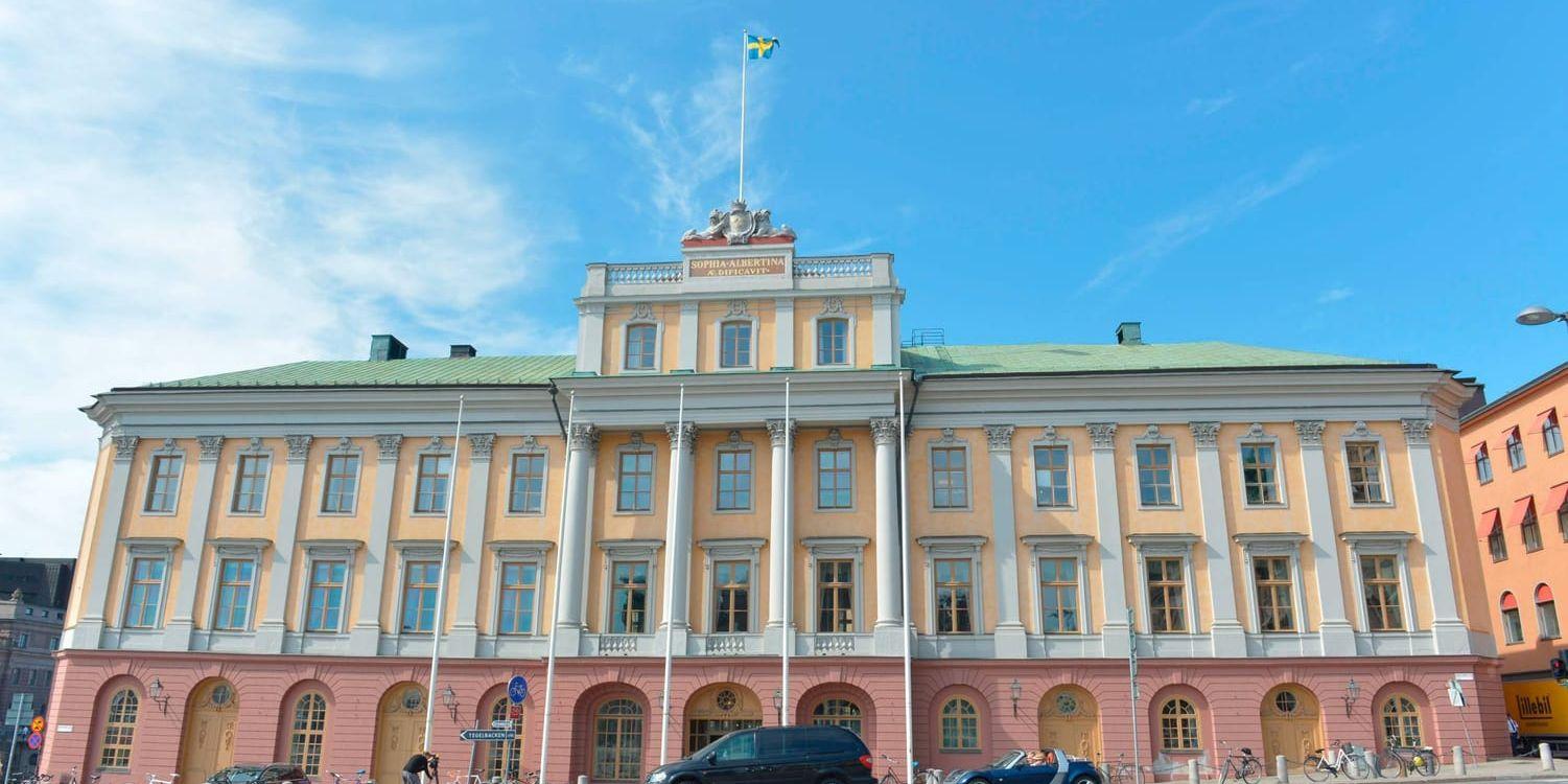 Arvfurstens palats, UD, utrikesdepartementet vid Gustaf Adolfs torg. Arkivbild.