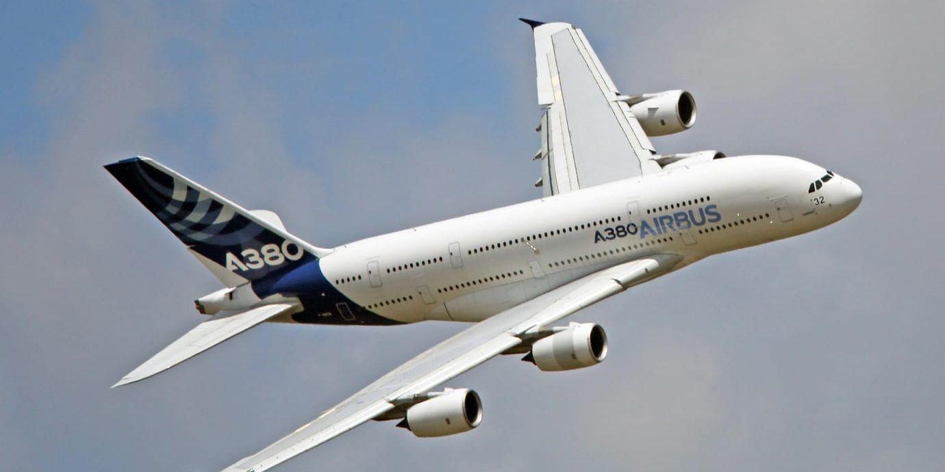Airbus har problem med försäljningen av det stora passagerarflygplanet A380. Arkivbild.