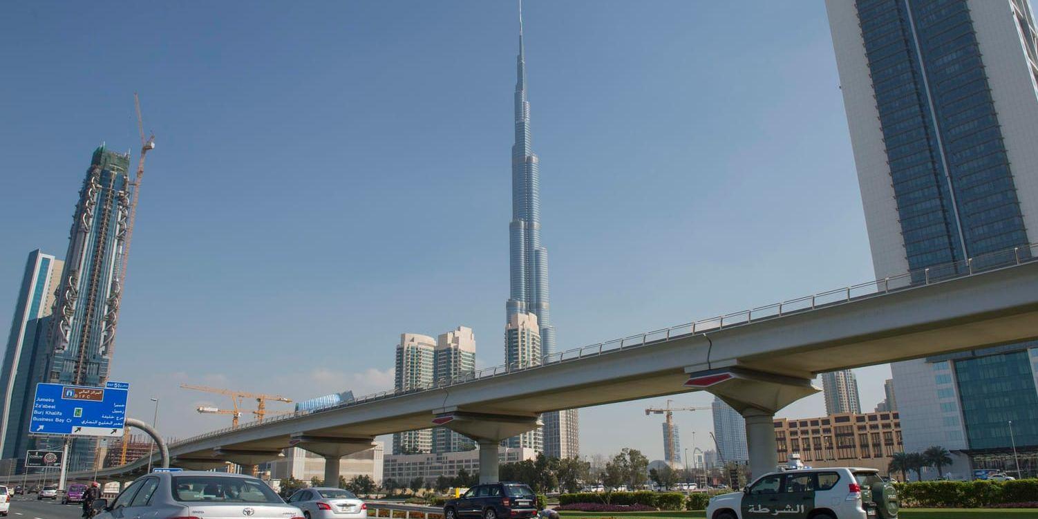 Världens högsta byggnad, Burj Khalifa i Dubai, kommer att få konkurrens. Arkivbild.