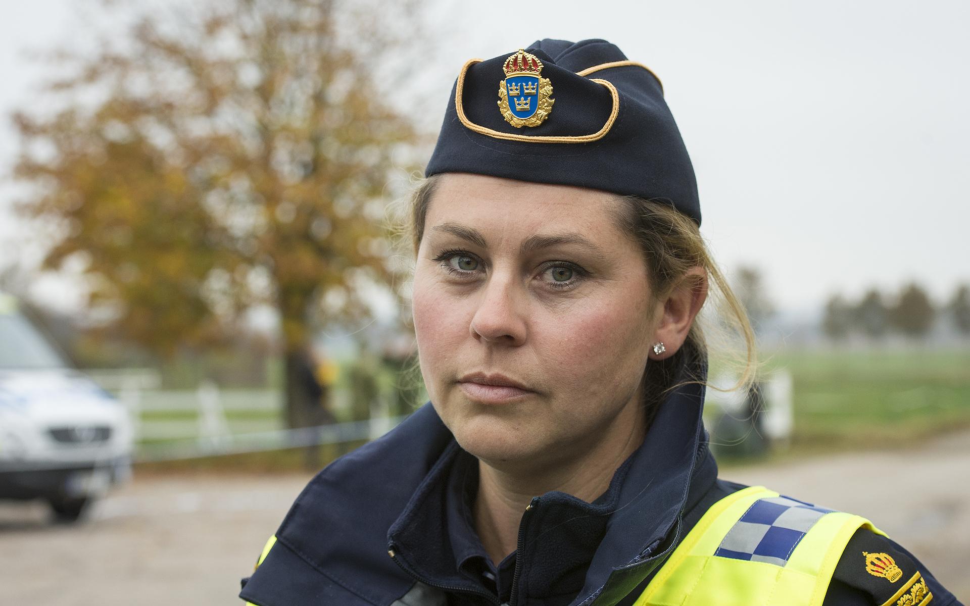 Polisens presstalesperson Jenny Widén.