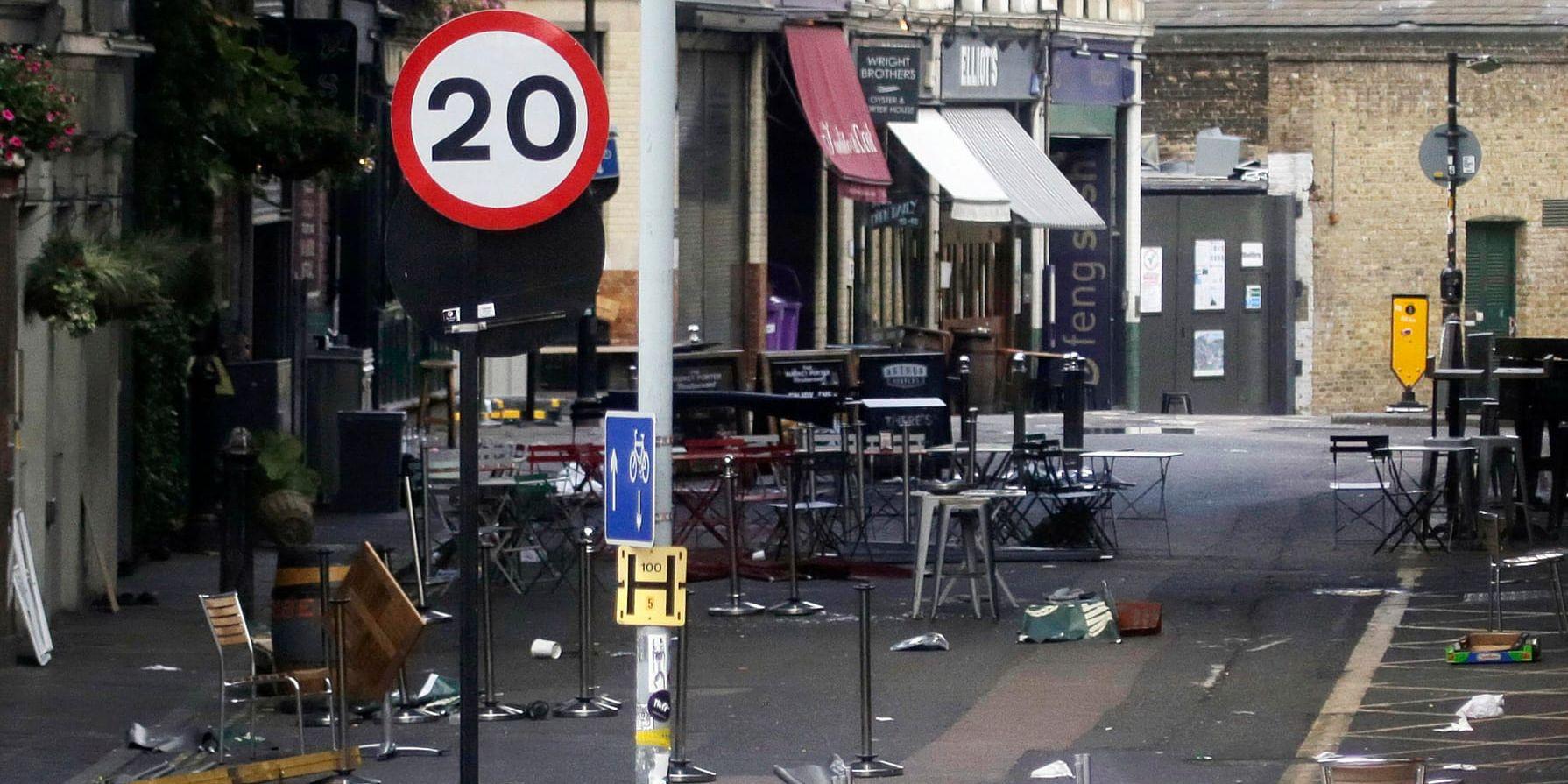 Antalet personer som gripits misstänkta för terrorrelaterade brott i Storbritannien har skjutit i höjden. Efter terrordådet på London Bridge och i Borough Market i juni greps 21 personer. Arkivbild.