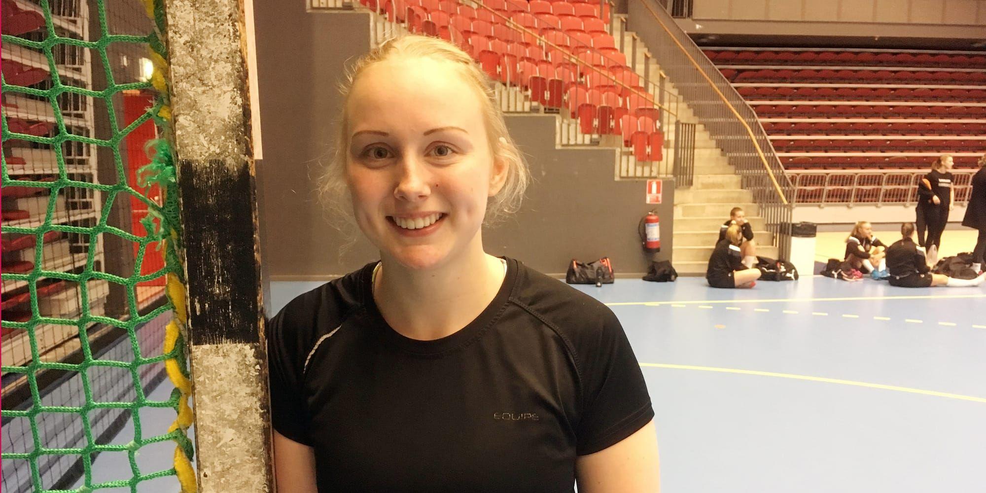 Ny i Drott. Niometersspelaren Louise Lilja från Skara HF i Elitserien (numera SHE) är Drotts första nytillskott efter avancemanget till Allsvenskan.