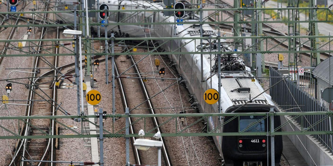 Spårfel är dagens anledning till att tågresenärer i södra Sverige drabbas av förseningar eller inställda avgångar. Arkivbild.