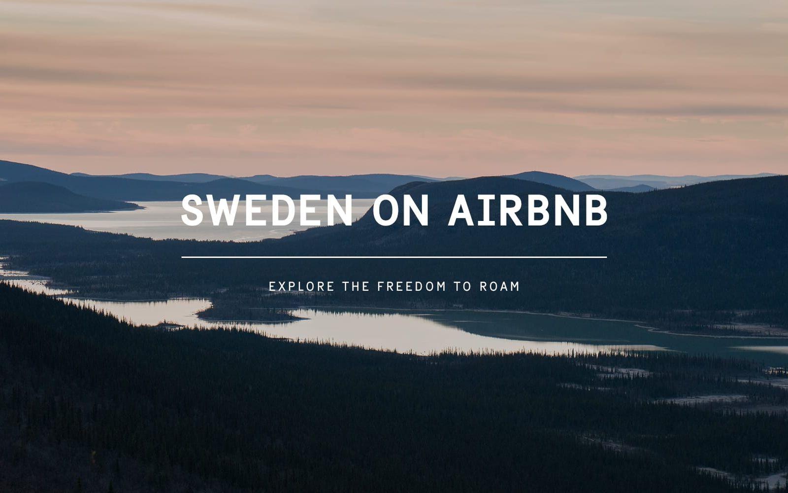 "Freedom to Roam" heter kampanjen som Visit Sweden har tagit fram. Foto: Visit Sweden
