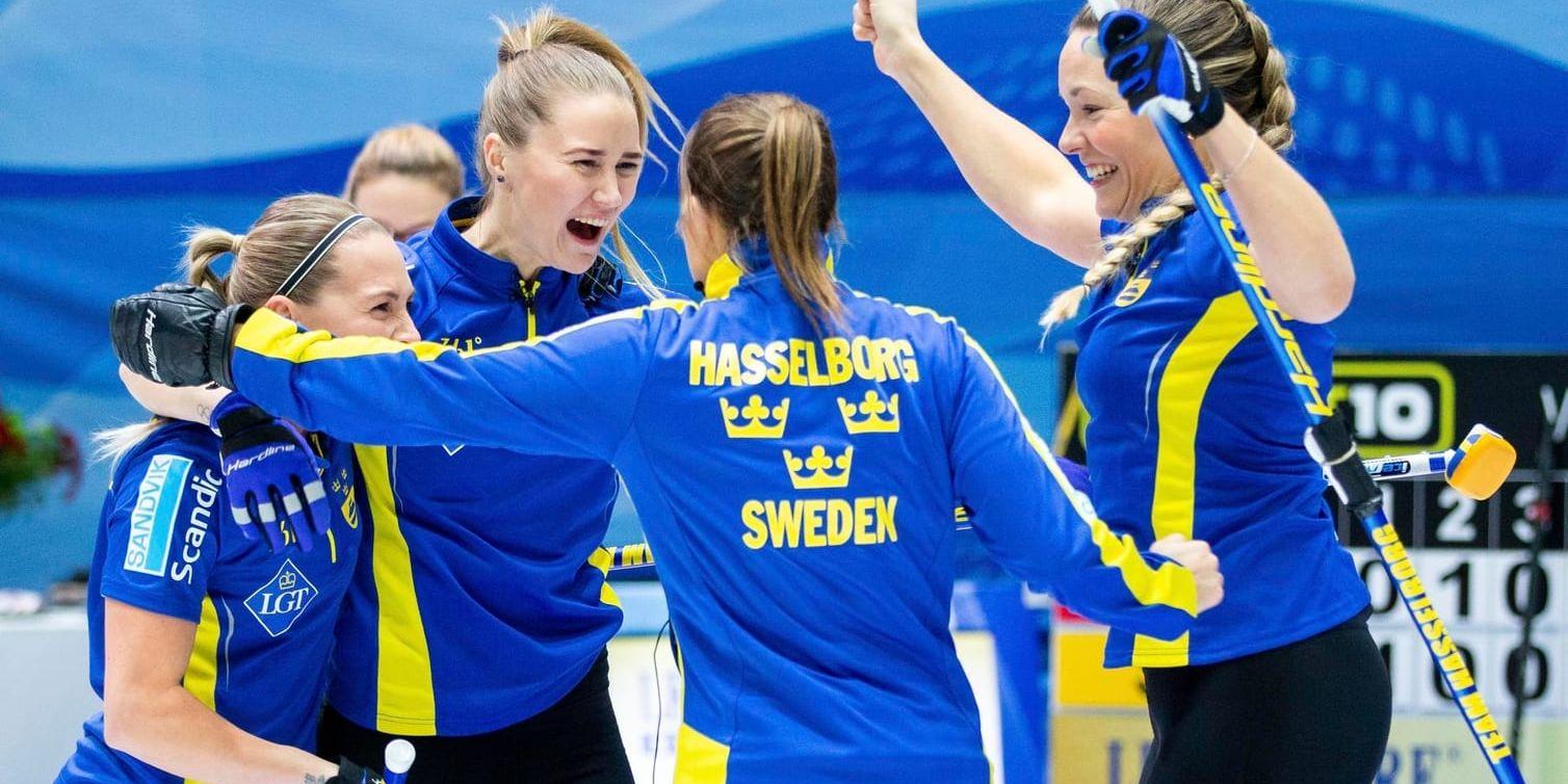"Det är sådana ögonblick man idrottar för", säger Anna Hasselborg om att avgöra EM-finalen med sista sten.