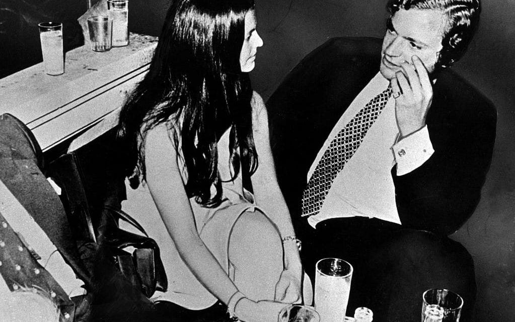 München 1972 - Kung Carl XVI Gustaf och Silvia Sommerlath på nattklubben Bar Kinki i München en sommarkväll 1972 under de olympiska sommerspelen. Photo: SCANPIX SWEDEN