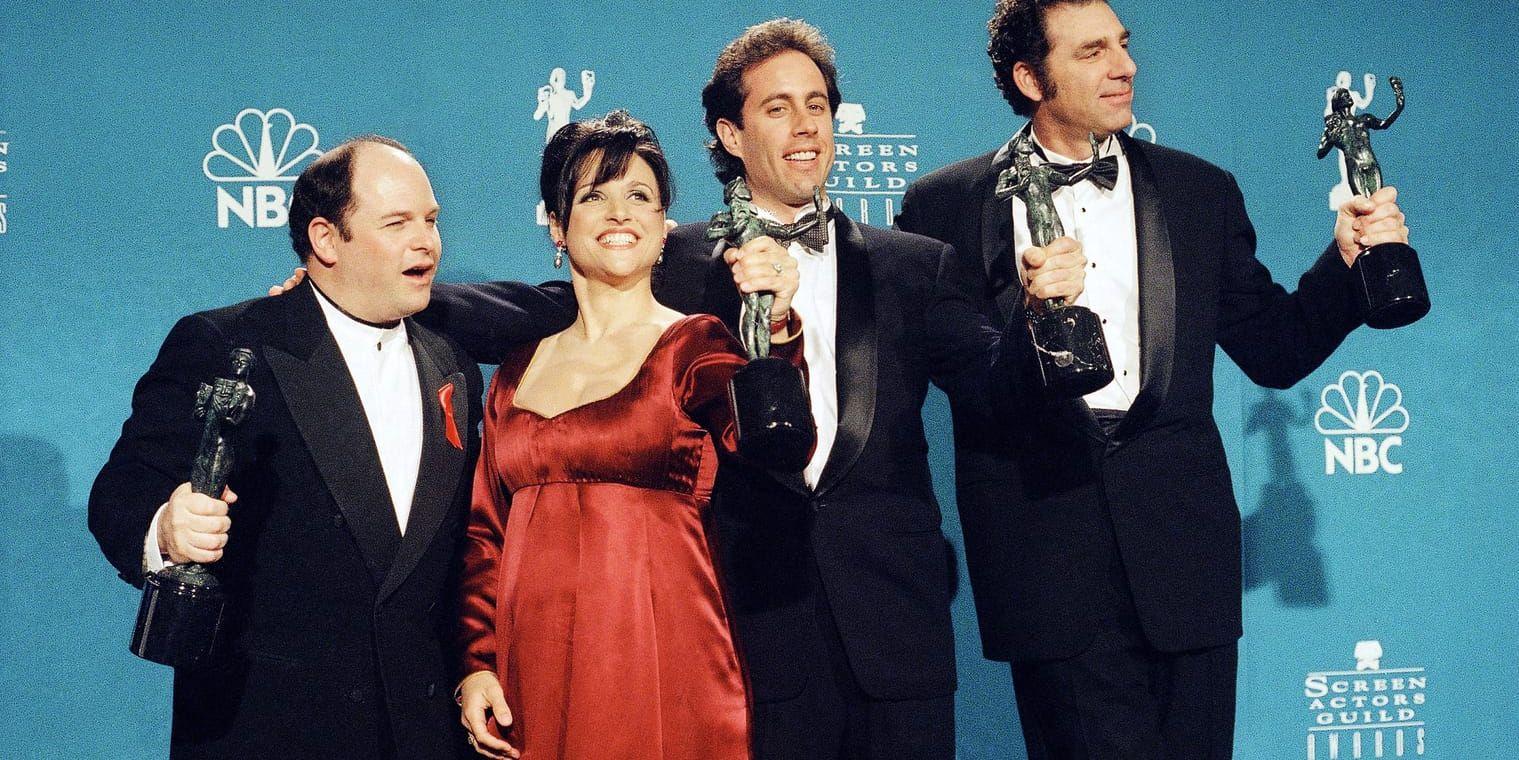 I tv-klassikern Seinfeld spelades huvudkaraktärerna av Jason Alexander, Julia Louis-Dreyfus, Jerry Seinfeld och Michael Richards. Nu är en möjlig ny uppsättning på tapeten. Arkivbild.