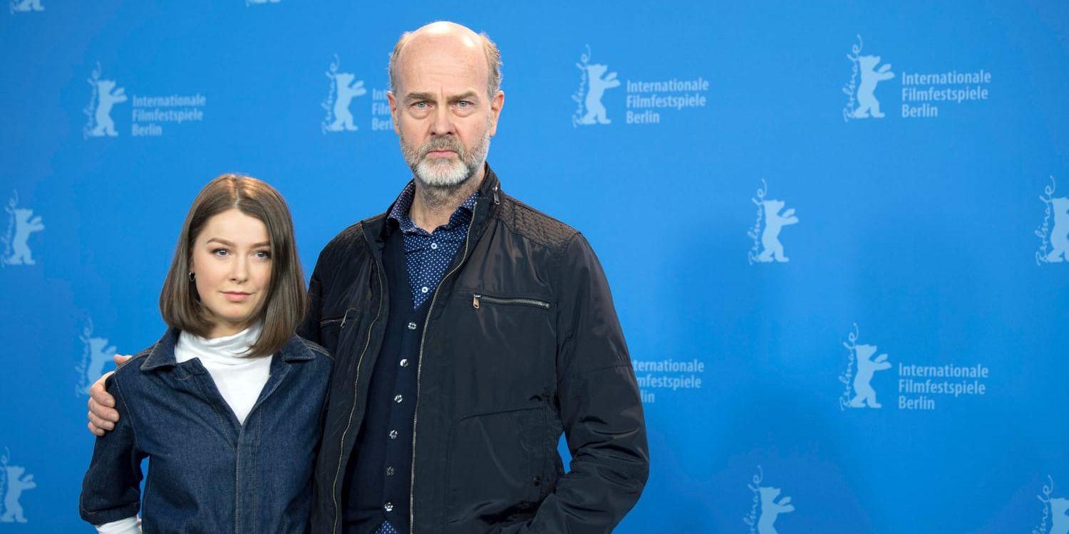 Skådespelerskan Andrea Berntzen och regissören Erik Poppe är på plats vid filmfestivalen i Berlin med filmen "Utøya 22 juli".