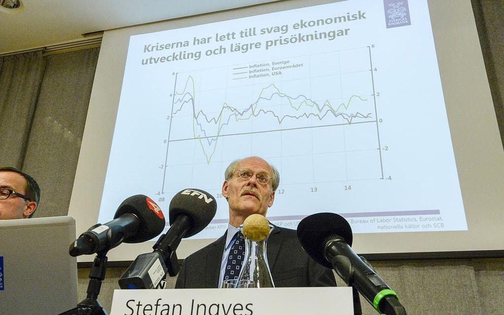 Riksbankschefen Stefan Ingves väntas höja styrräntan under slutet av året.