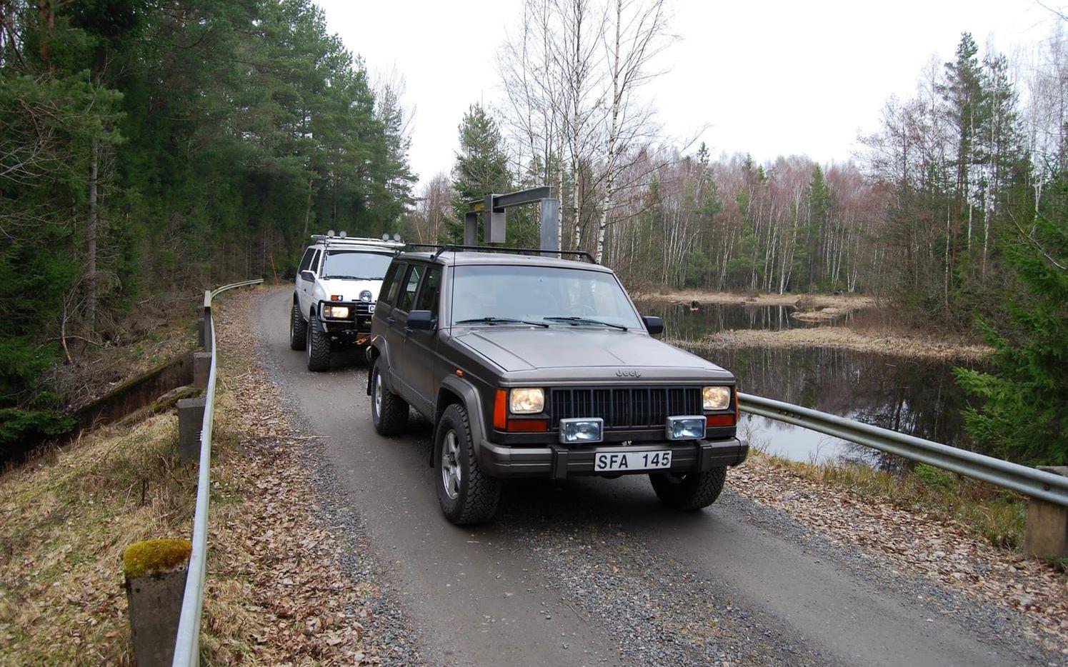 Vildmarkssafarin har olika teman och körs med terrängbilar i skog och mark eller runt sjöar. Bild: Andreas Hägglund