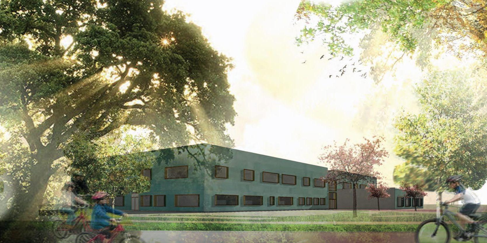 Skolan sinkas. Enligt planen skulle den nya Glänningeskolan stå klar till hösten 2018. Nu ser den ut att bli ett år försenad.
