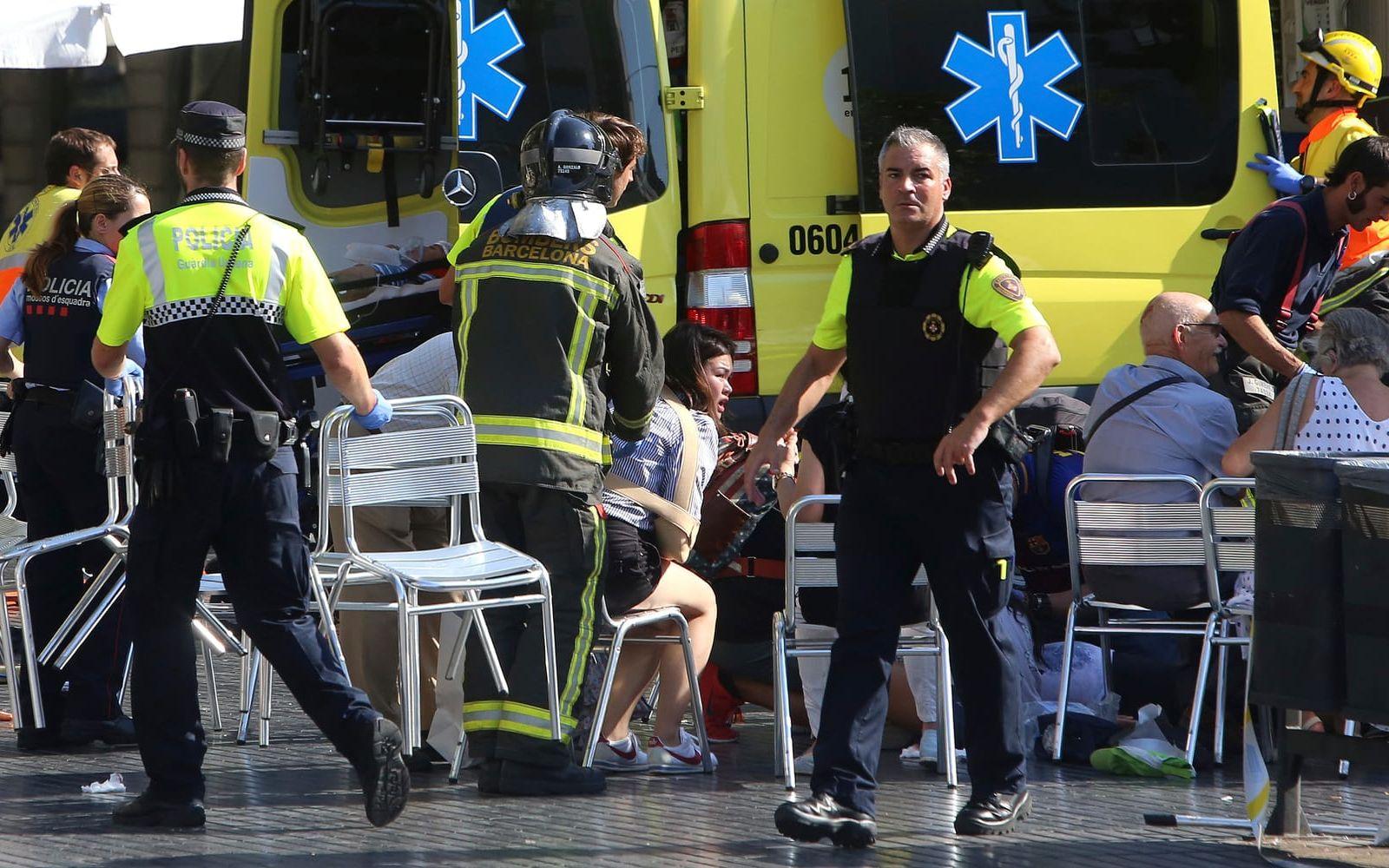 TERRORATTACK. Enligt spanska myndigheter var det en terrorattack som utspelade sig på Las Rambla på torsdagen. Bild: Oriol Duran/AP